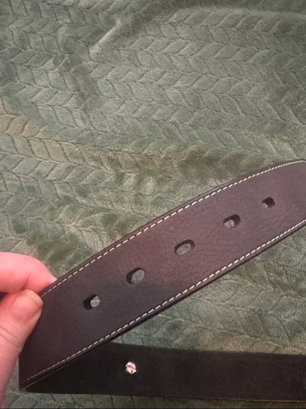 3D Genuine Leather Western Classics Belt Dark Brown 44
